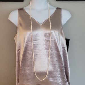 Gorgeous, Genuine Pearl Strand Necklace In Off-white